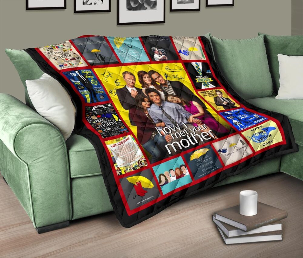 How I Met Your Mother Quilt Blanket TV Show Fan Gift