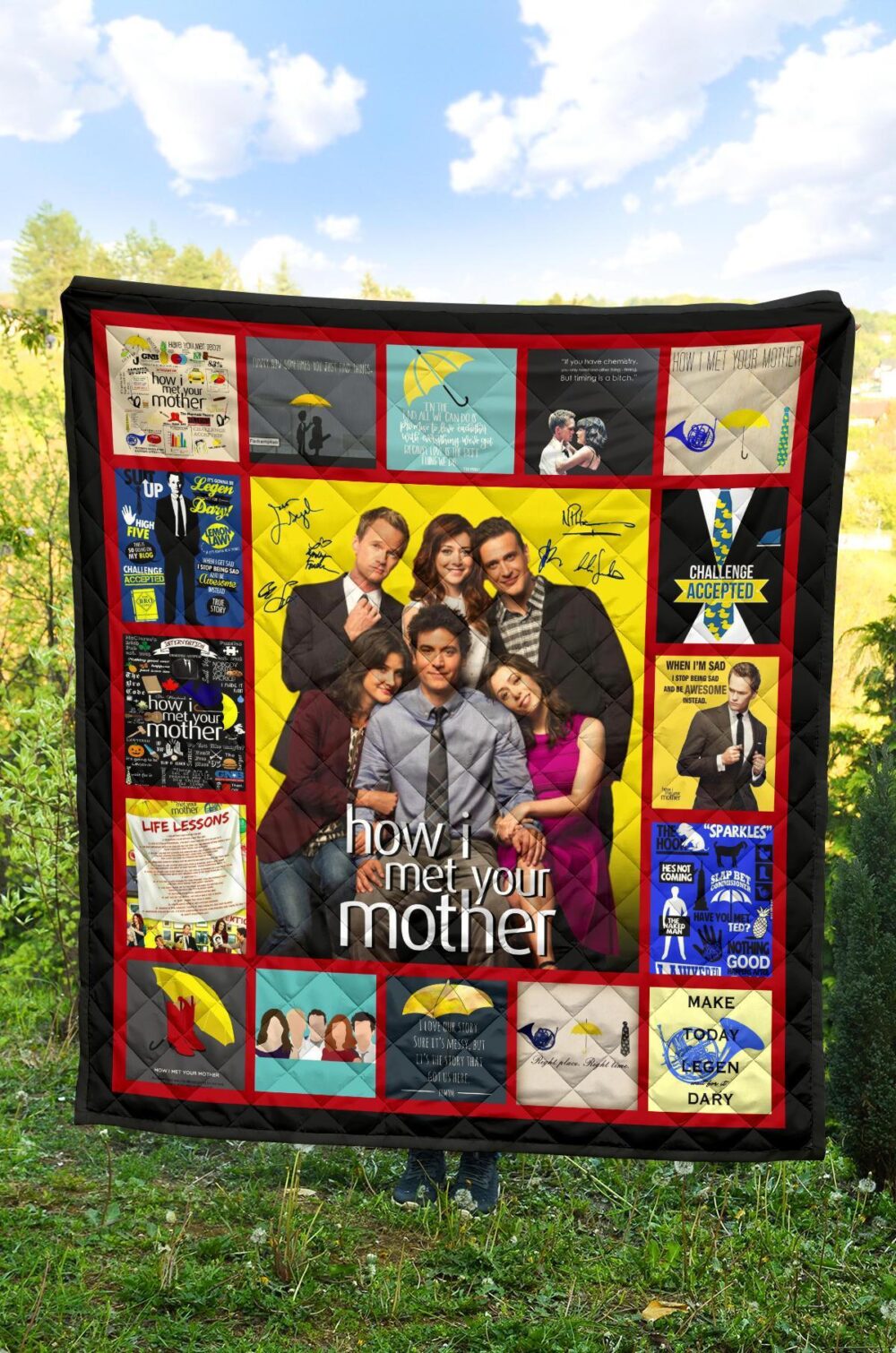 How I Met Your Mother Quilt Blanket TV Show Fan Gift