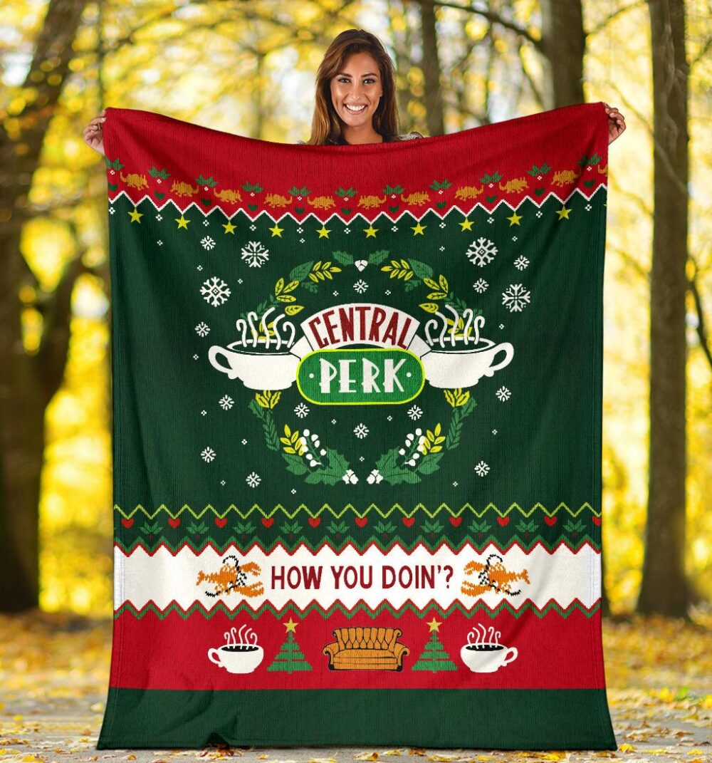 How You Doin Ugly Christmas Custom Blanket Home Decor