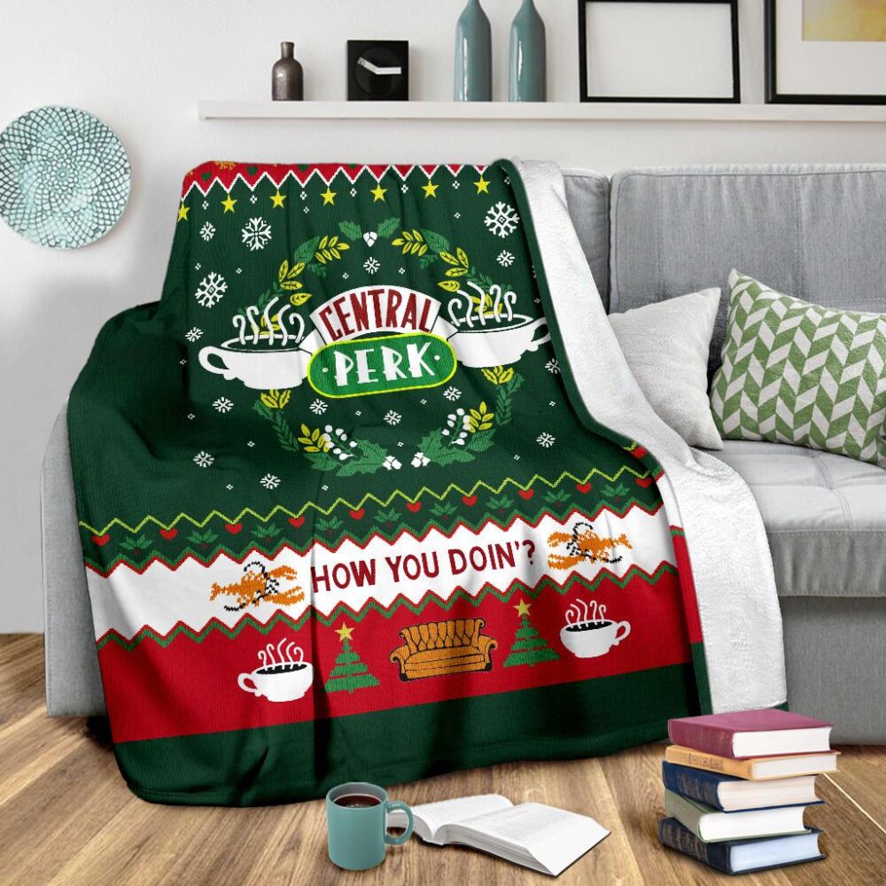 How You Doin Ugly Christmas Custom Blanket Home Decor