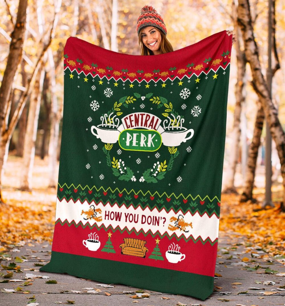 How You Doin Ugly Christmas Custom Blanket Home Decor