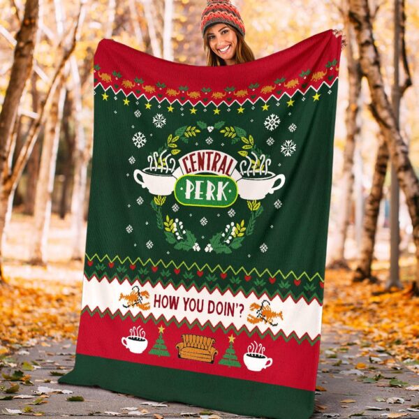 how you doin ugly christmas custom blanket home decor ofssv