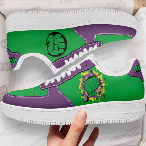 hulk super hero custom sneakers for fans xolsa