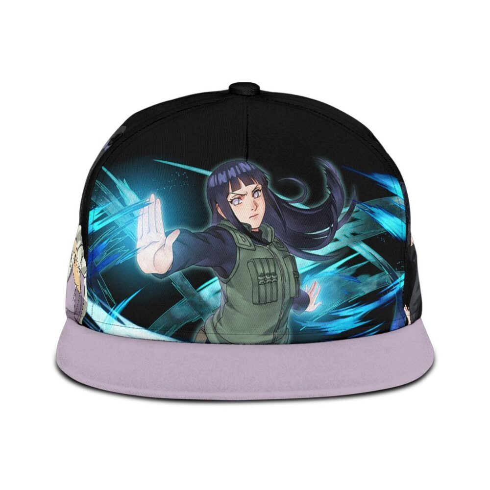 Hyuga Hinata Snapback Hat Naruto Custom Anime Hat