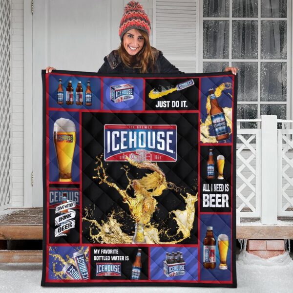 icehouse beer quilt blanket all i need is beer gift jkzz3