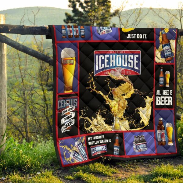 icehouse beer quilt blanket all i need is beer gift pm7lw