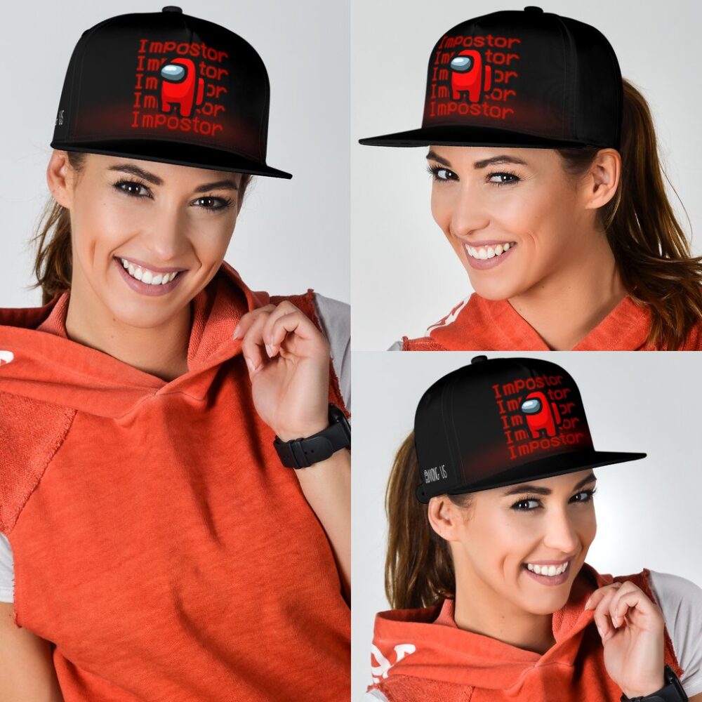 Imposter Snapback Hat Among Us Game Funny Gift Idea