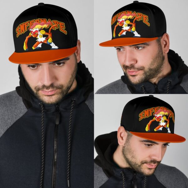 infernape snapback hat anime fan gift idea ruvkw