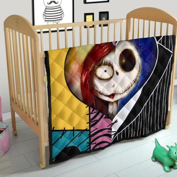 jack sally love quilt blanket half face mixed gift idea kd0ql