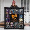 jack sally quilt blanket nightmare before christmas fan gift iksap