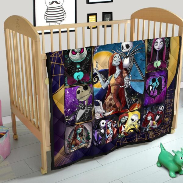 jack sally quilt blanket the nightmare before christmas blanket aql7a