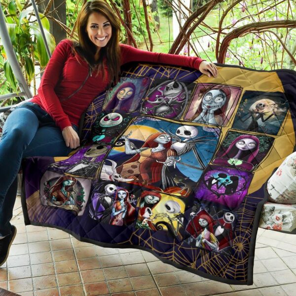 jack sally quilt blanket the nightmare before christmas blanket gbyld