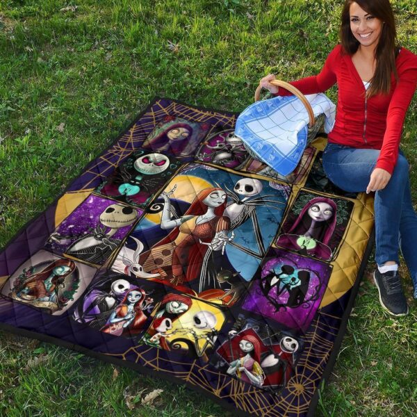 jack sally quilt blanket the nightmare before christmas blanket wf3k5