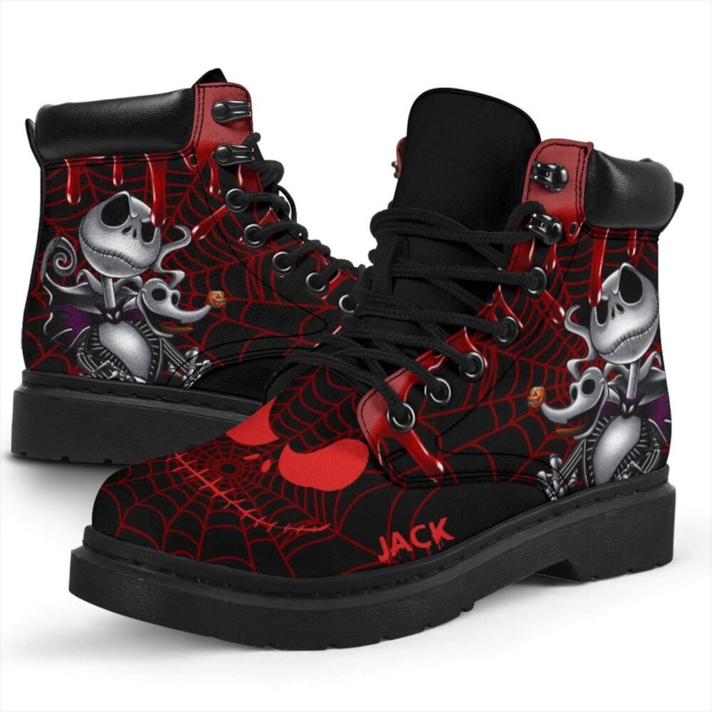Jack Skellington All Season Boots | Nightmare Before Christmas Shoes Timbs Boots TB103