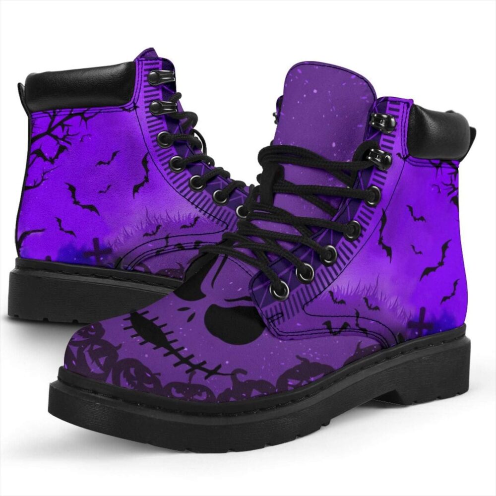 Jack Skellington All Season Boots | Nightmare Before Christmas Shoes Timbs Boots TB104