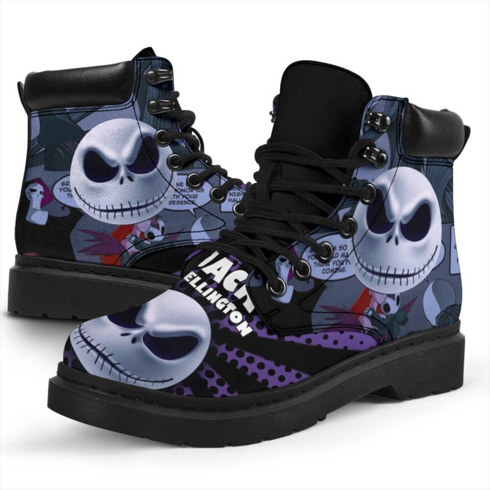 Jack Skellington All Season Boots | Nightmare Before Christmas Shoes Timbs Boots TB105