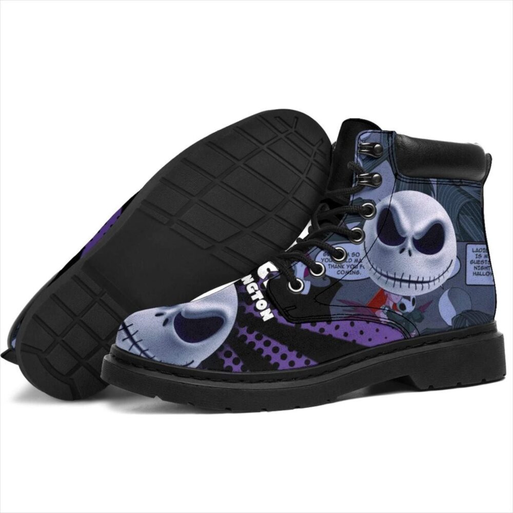 Jack Skellington All Season Boots | Nightmare Before Christmas Shoes Timbs Boots TB105