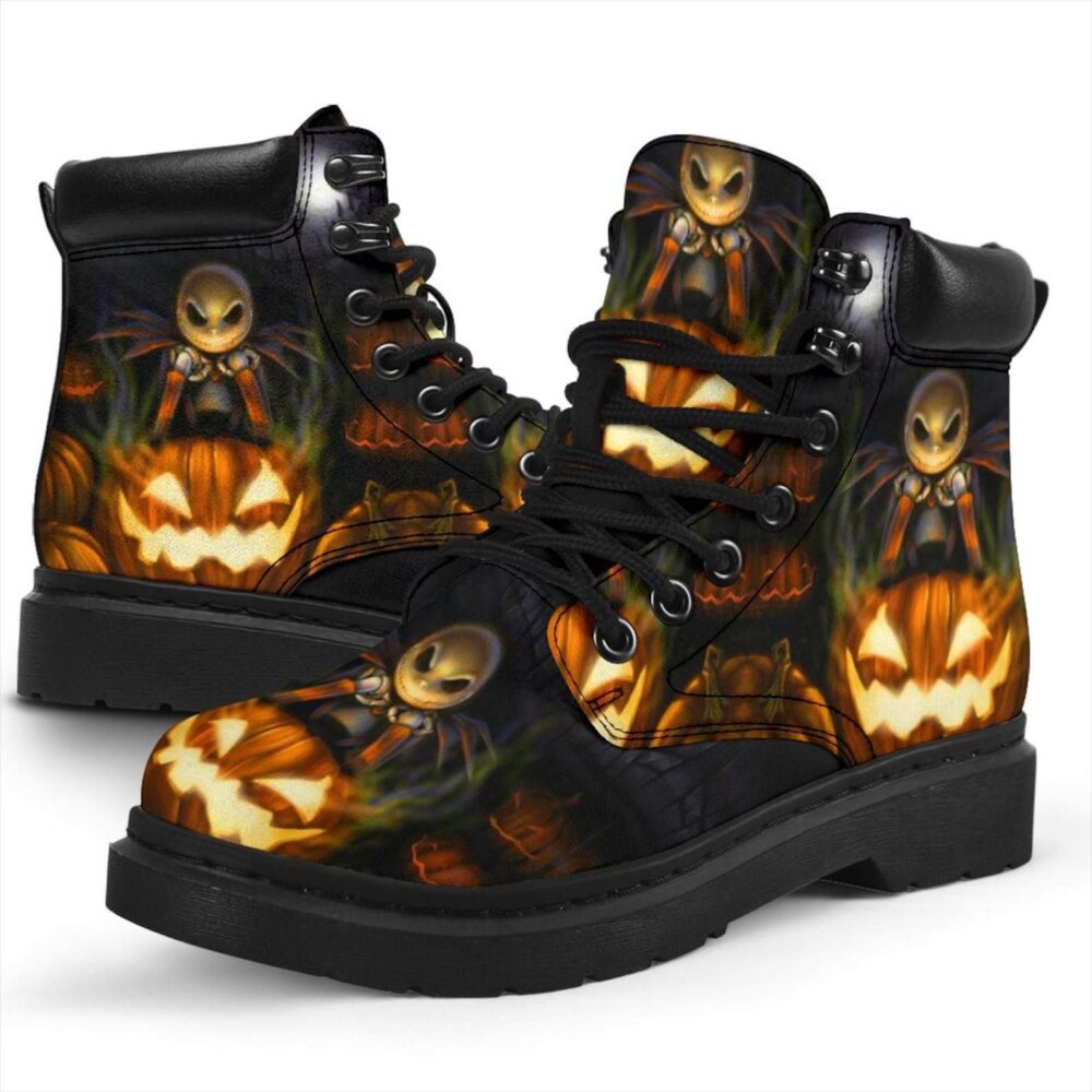 Jack Skellington All Season Boots | Nightmare Before Christmas Shoes Timbs Boots TB107