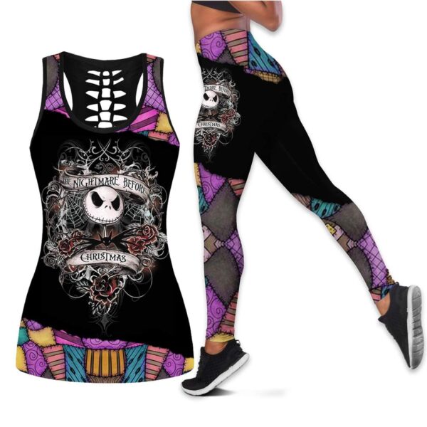 Jack Skellington Tank Top Legging Set Outfit | CTLJS61