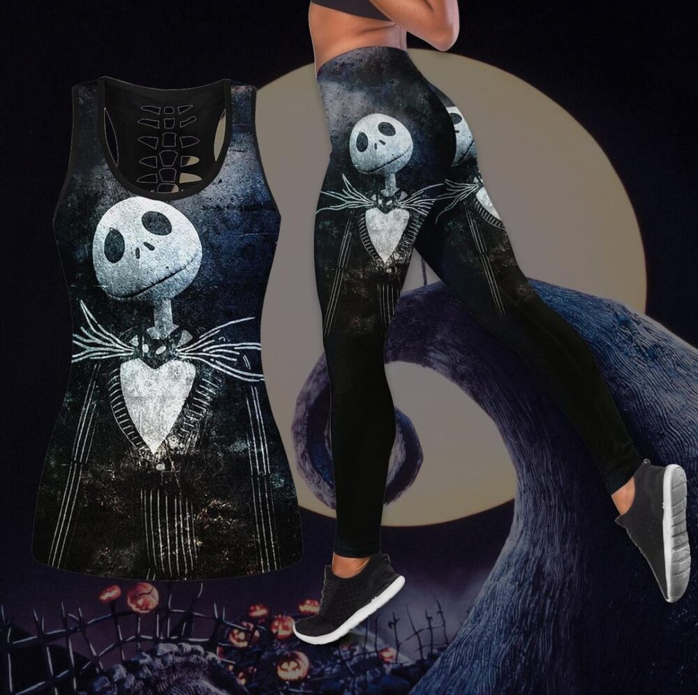 Jack Skellington Tank Top Legging Set Outfit | CTLJS15