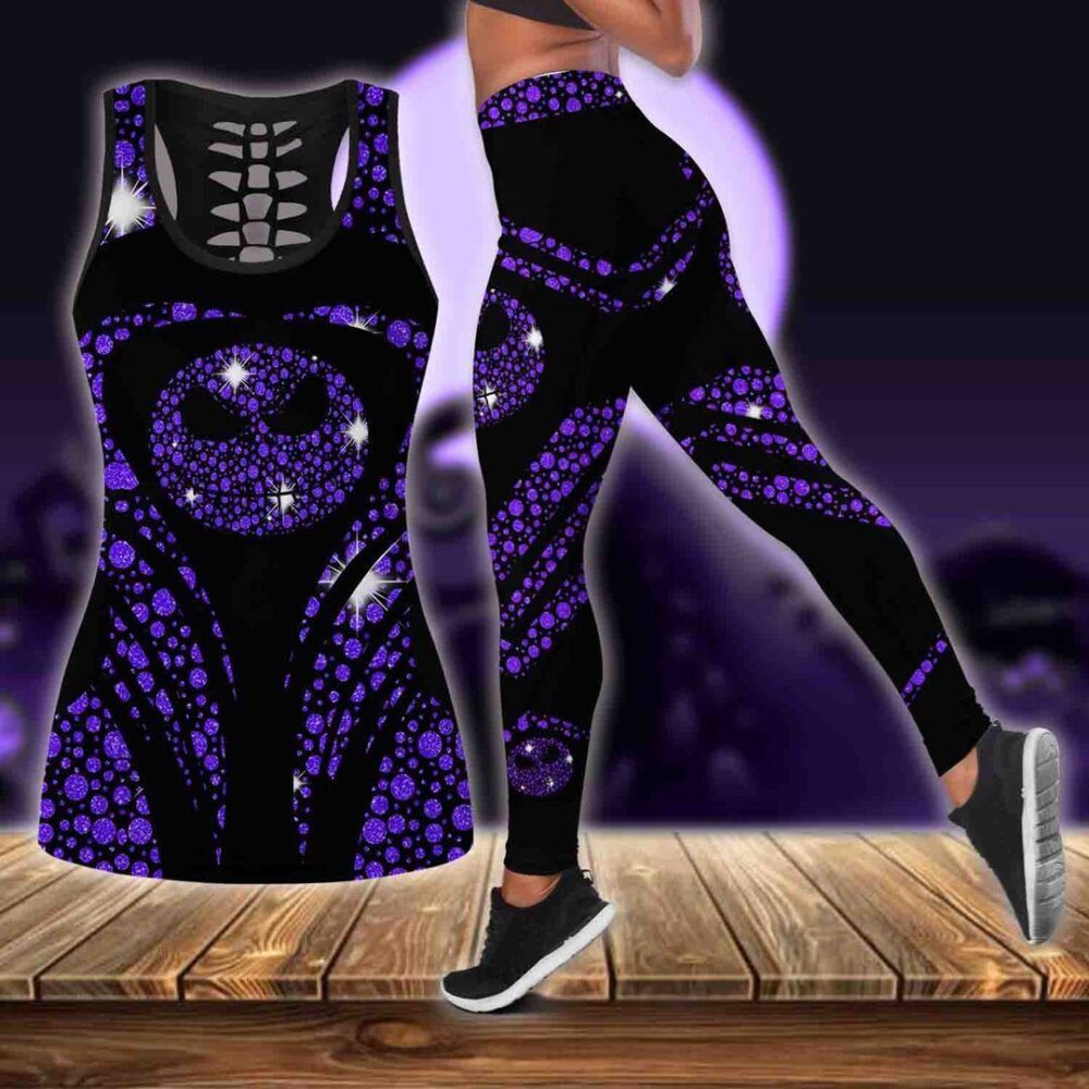 Jack Skellington Tank Top Legging Set Outfit | CTLJS24