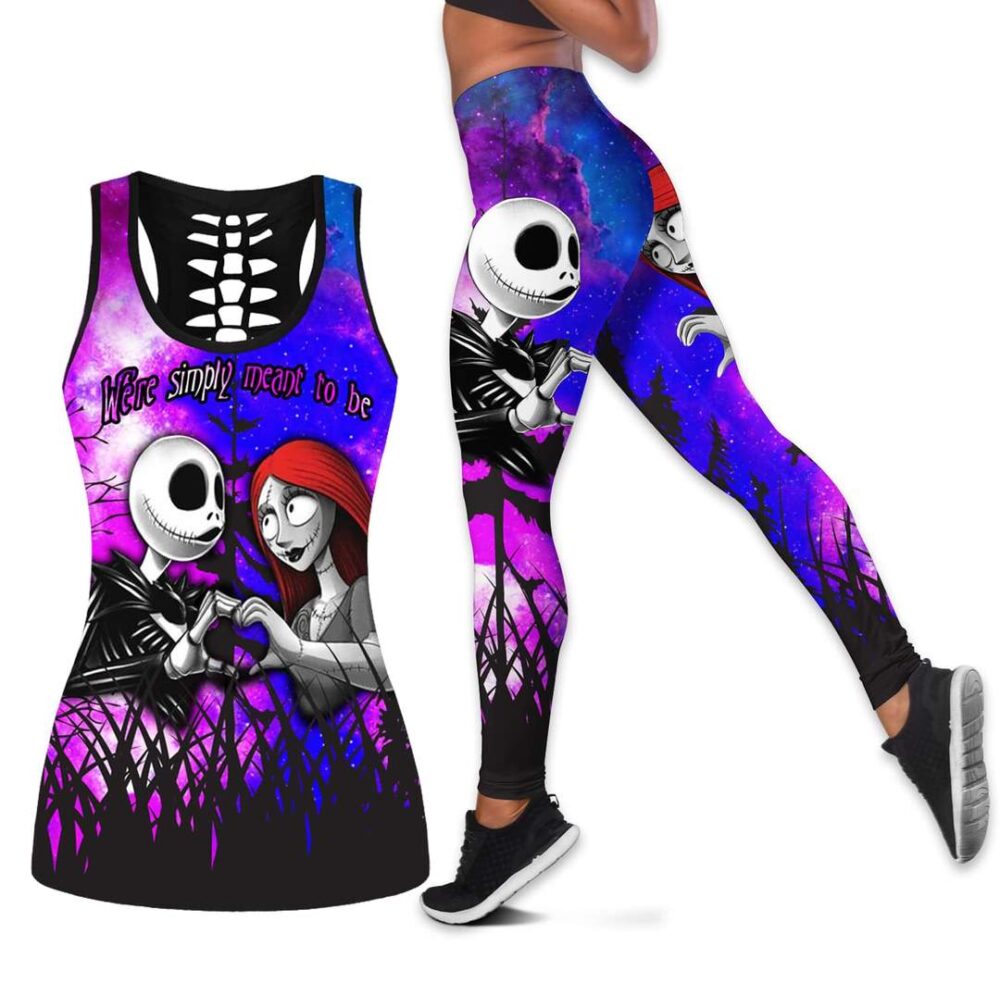 Jack Skellington Tank Top Legging Set Outfit | CTLJS39