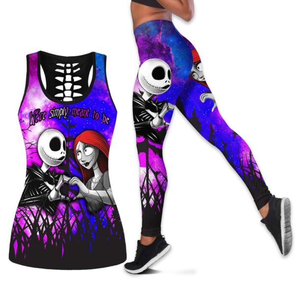 Jack Skellington Tank Top Legging Set Outfit | CTLJS39