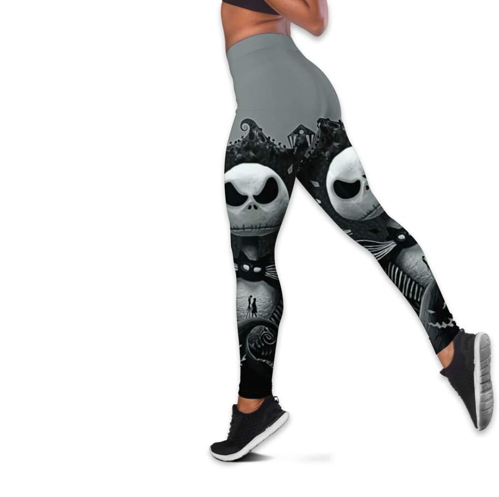 Jack Skellington Tank Top Legging Set Outfit | CTLJS56