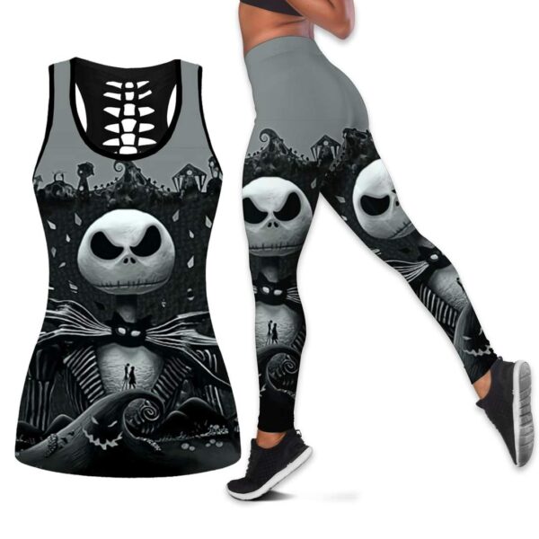 Jack Skellington Tank Top Legging Set Outfit | CTLJS56