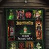 jagermeister is our wine quilt blanket funny gift idea gwwff