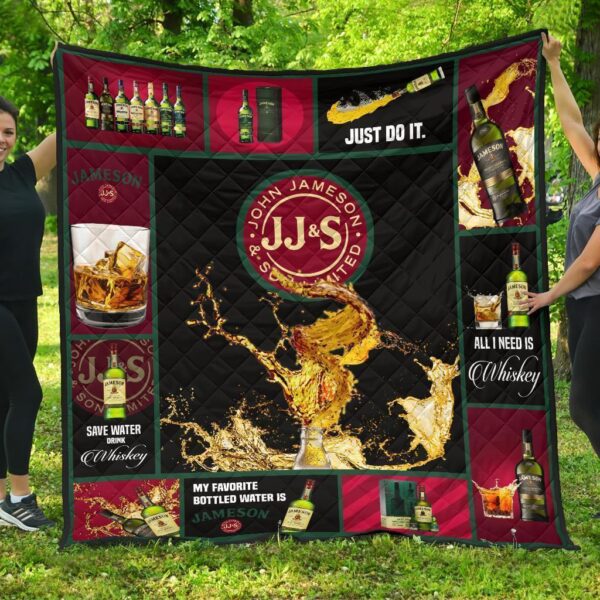 jameson irish quilt blanket all i need is whisky gift idea 3fy2m