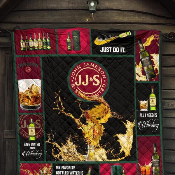 jameson irish quilt blanket all i need is whisky gift idea kop3g