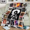 jimi hendrix fleece blanket gift for music fan pzbnb