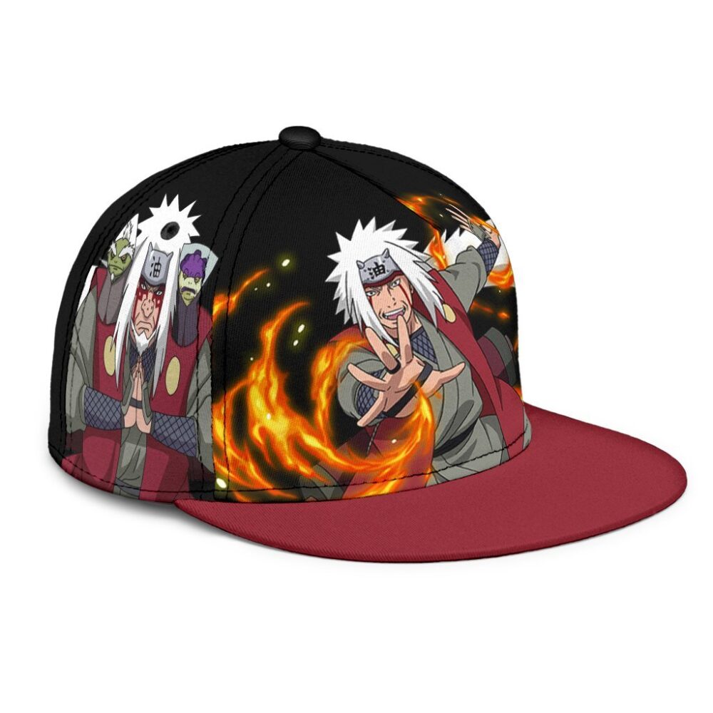 Jiraiya Snapback Hat Naruto Custom Anime Hat