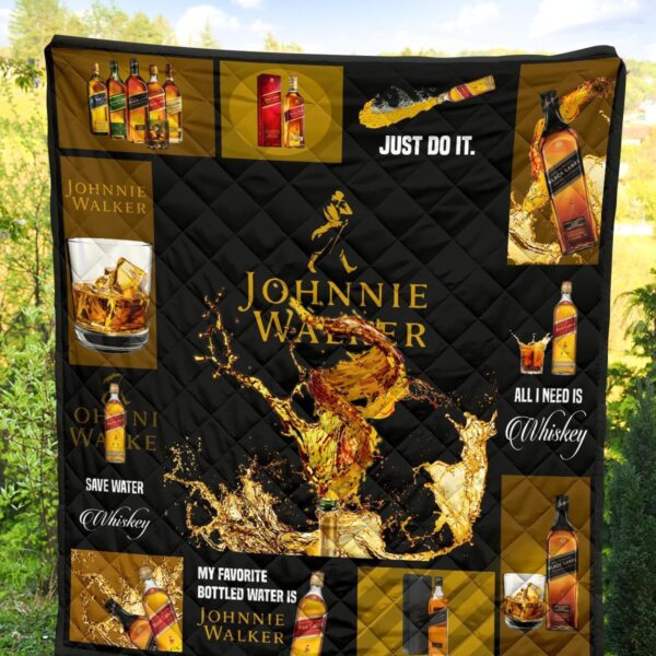 johnnie walker quilt blanket all i need is whisky gift idea cj3hi