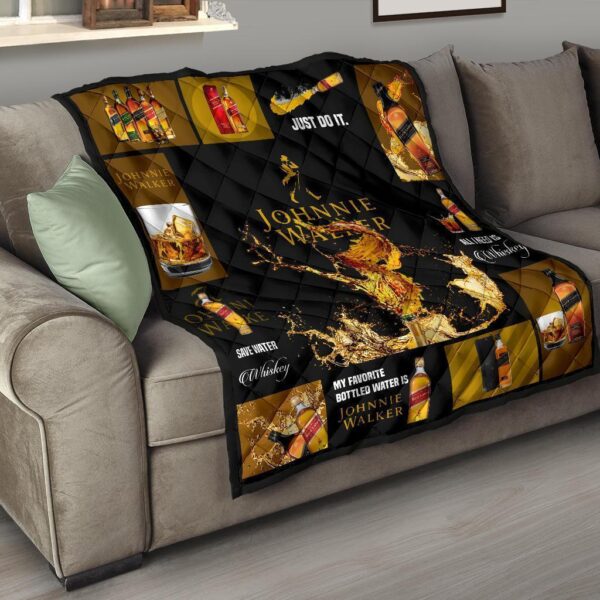 johnnie walker quilt blanket all i need is whisky gift idea iiv8k