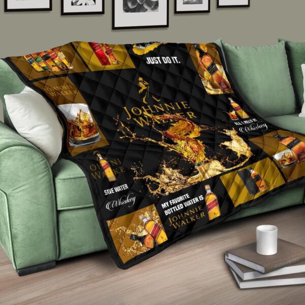 johnnie walker quilt blanket all i need is whisky gift idea z5iyy