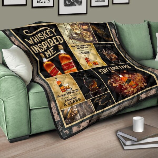 johnnie walker quilt blanket whiskey inspired me funny gift jg0tc