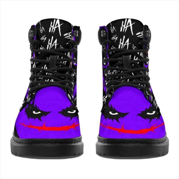 joker boots why so serious all season boots casual shoes vegan leather custom boot shoes tb126 7kzgb