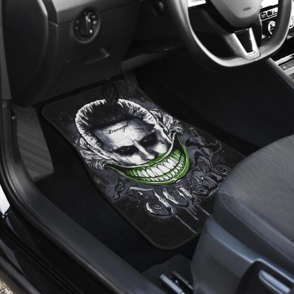 joker smile suicide squad car floor mats movie fan gift hpajz