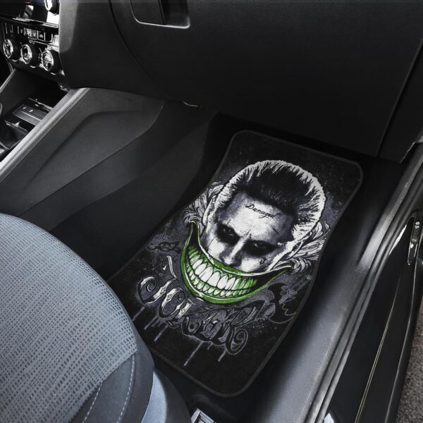 joker smile suicide squad car floor mats movie fan gift ugadv