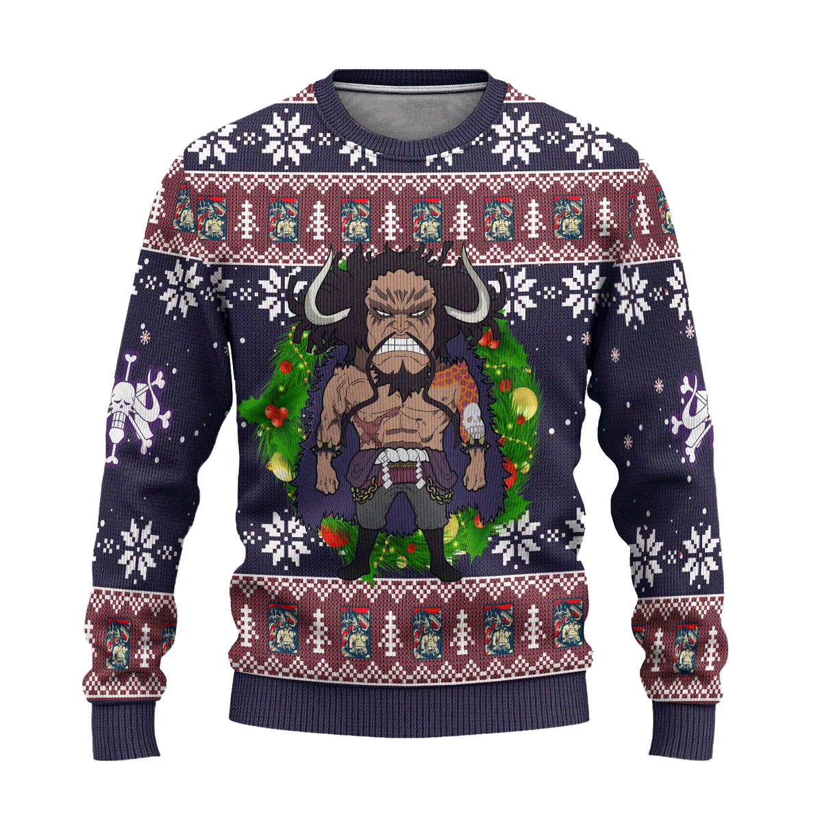 Kaido One Piece Anime Ugly Christmas Sweater Custom Sweatshirt Apparel