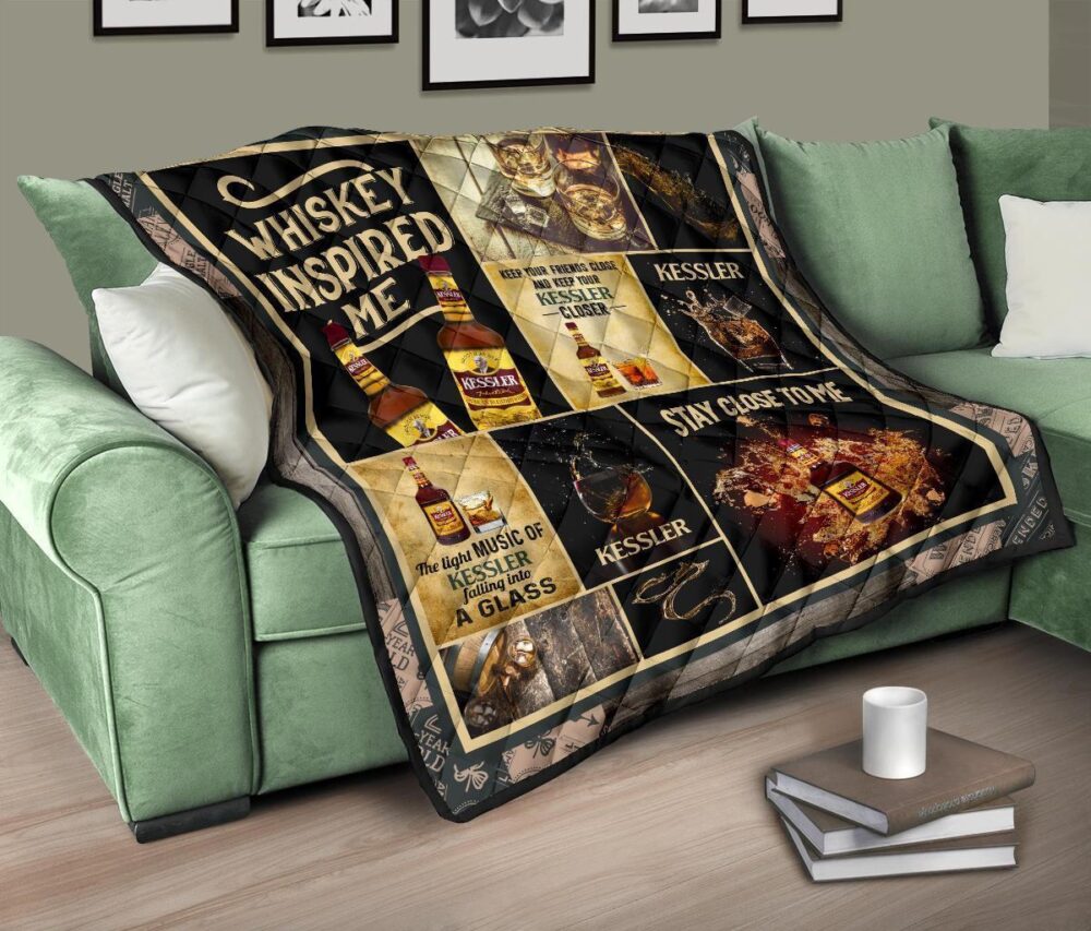 Kessler Quilt Blanket Whiskey Inspire Me Gift Idea