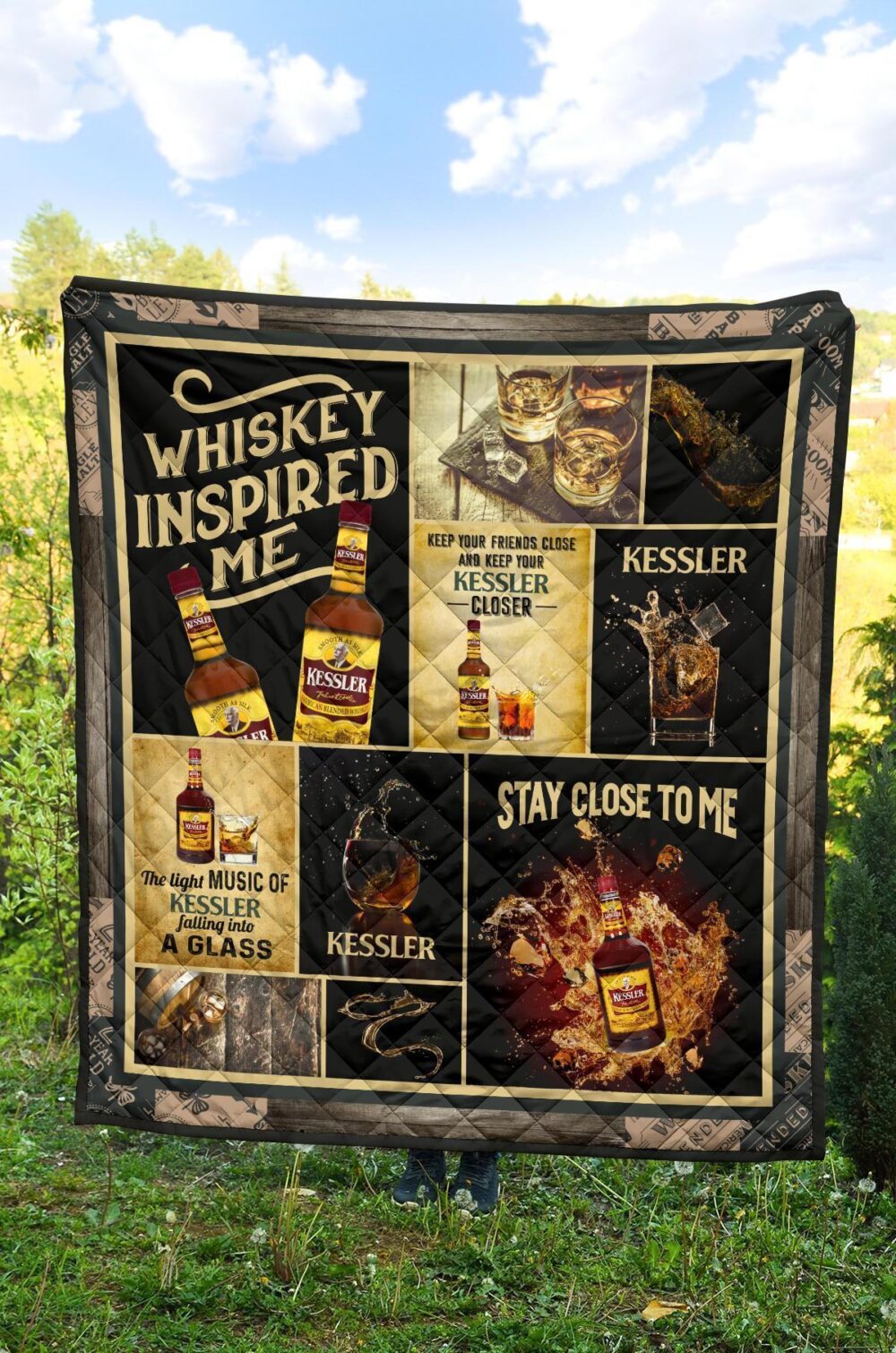 Kessler Quilt Blanket Whiskey Inspire Me Gift Idea