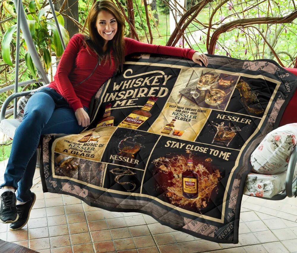 Kessler Quilt Blanket Whiskey Inspire Me Gift Idea