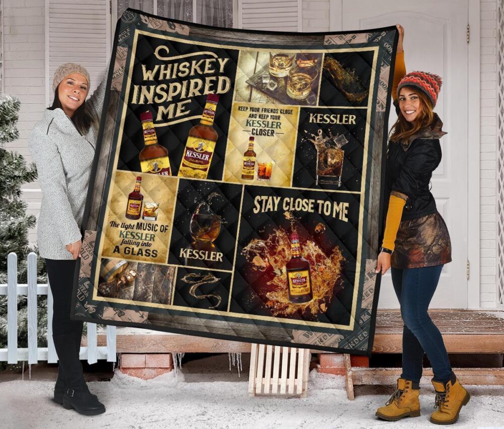 Kessler Quilt Blanket Whiskey Inspire Me Gift Idea