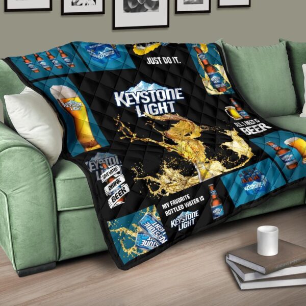 keystone light quilt blanket all i need is beer gift idea 4xy1l