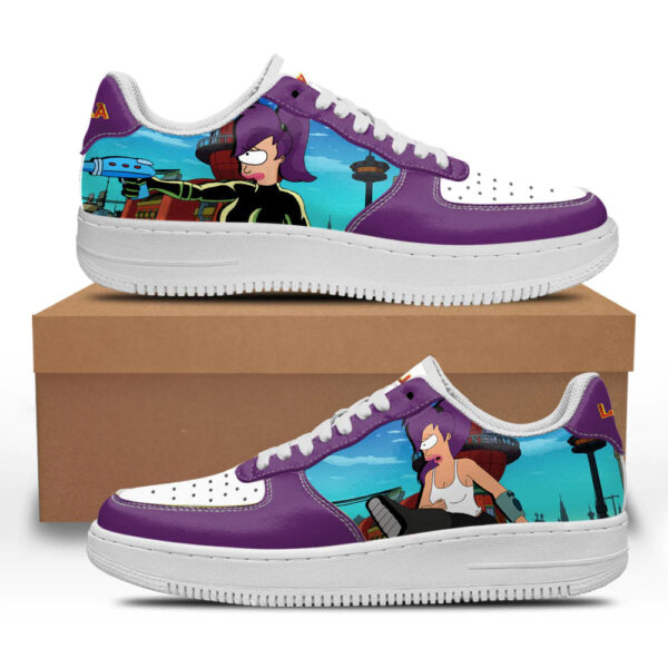 Leela Futurama Custom Sneakers For Fans Leela Futurama Custom Sneakers For Fans