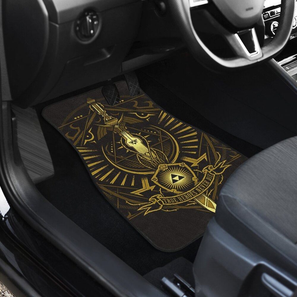 Legend of Zelda Car Floor Mats True Heroes Never Die CFMLOZ05