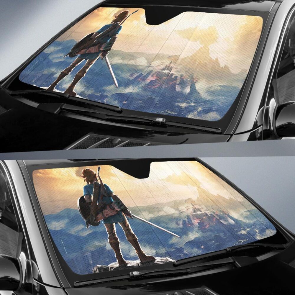 Legend Of Zelda Car Sun Shades Custom Car Windshield Accessories